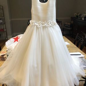 Joan calabrese for Mon Cheri flower girl dress